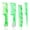 Green, variant on FHALLYNN 4 Pcs Pink Hair Combs for Women,Hair Combs for Styling .Wide Tooth , Rat Tail, Fine Tooth , Double-sided Comb Set