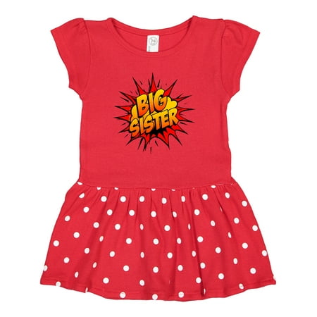 

Inktastic Big Sister Super Hero Gift Baby Girl Dress