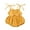 Yellow/Pink/White/Blue, variant on Hirigin Infant Baby Girl Summer Romper Clothes 6 12 18 24 Months Solid Color Tied Strap Sleeveless Playsuit Jumpsuit Bodysuits