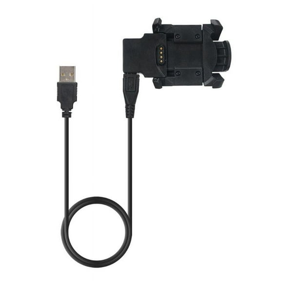 1 * for Charger Dock for Garmin Fenix 3 HR Quatix 3 1 * USB Cable-black
