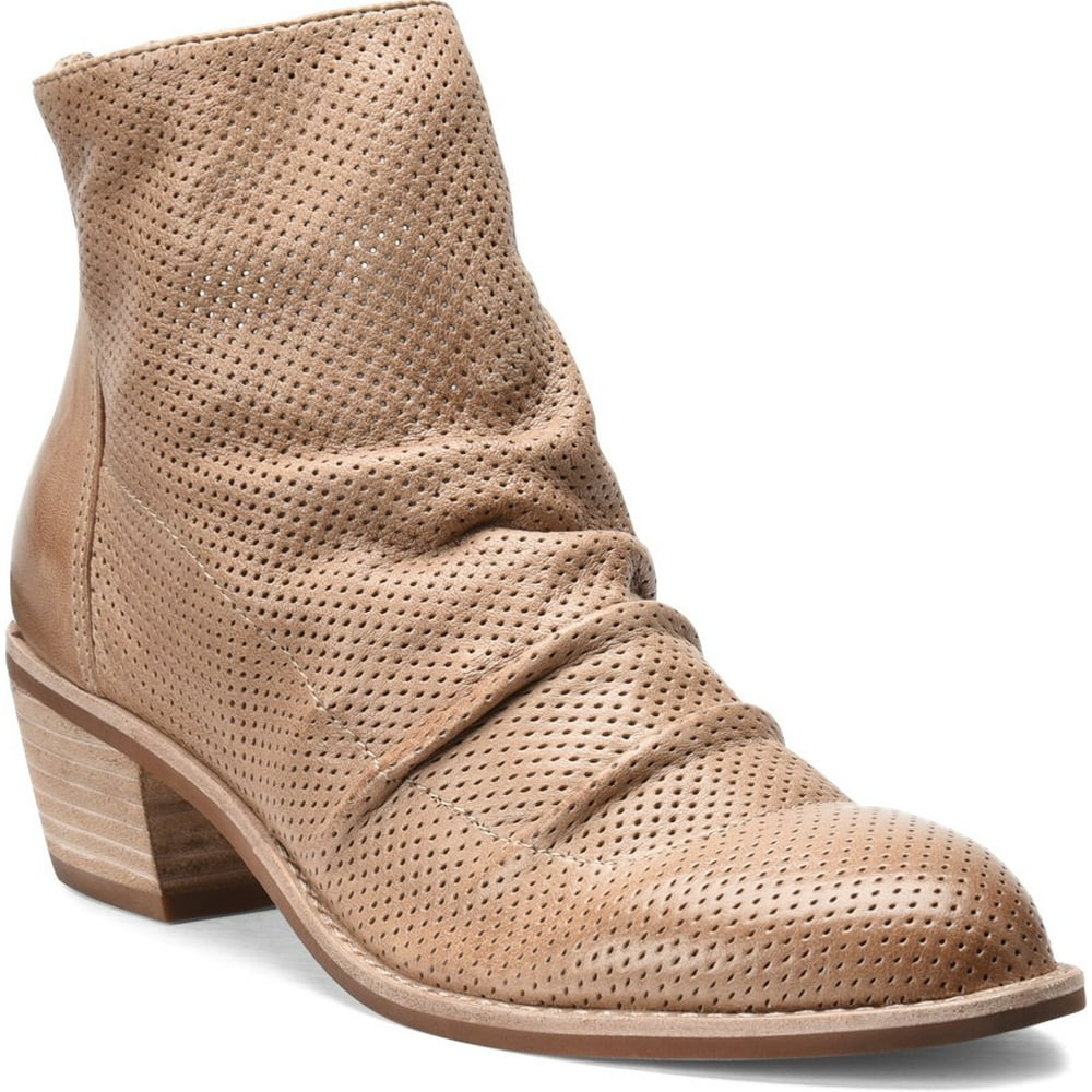 Isola - Isola Women's Sancia Perforated Leather Zip-Up Ankle Booties ...