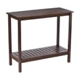 thumbnail image 2 of Wood Workstation With Rich Brown Color - For Garden, Balcony, Garage Stable And Versatile Console Table For Decorative Desk, 2 of 5