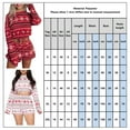 thumbnail image 4 of Gvmfive Women's Christmas Print 2-Piece Loungewear Pajamas Set Casual Tops Shorts Sleepwear, 4 of 4