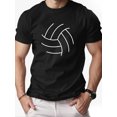 thumbnail image 1 of T-shirt Homme Décontracté Volleyball Graphique Manches Courtes Coton, 1 of 5