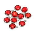 thumbnail image 1 of Unique Bargains Breloque Pierre de Naissance en Cristal Pendentif de Juillet Perles Goutte Rouges pour Fabrication de Bijoux, Bracelets, Lot de 10, 1 of 6