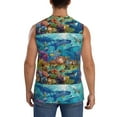 thumbnail image 4 of Daiia Sea World Printed Men's Tank Tops,Casual Soft Sleeveless Gym Muscle Shirts Bodybuilding Tee-Medium, 4 of 8