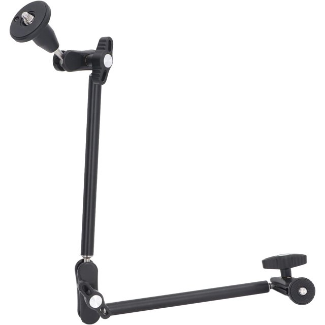Yazoeia Upgraded 22.4in/57cm Adjustable Articulating Friction Magic Arm 360° Rotation with Ball Head, Magic Arm Camera Mount with 1/4 and 3/8 Thread for Microphone Webcam LED Light CJC912-134369