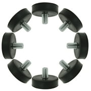 M10 x 15 x 43mm Leveling Feet Adjustable Leveler for Furniture Table Leg 8pcs