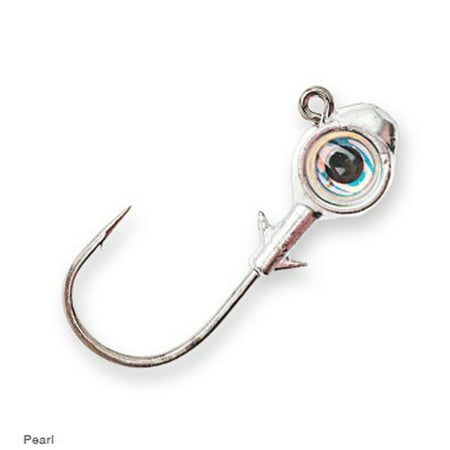 UPC: 0879044007395 | Z Man Trout Eye Jighead 1/4 Pearl 3pk