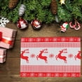 thumbnail image 6 of Uutvery Christmas Table Mat Set 16.53x11.02In Non Slip Double Thick Linen Heat Insulation Pad Placemats for Restaurant Home Dining Holiday Decor Wipe Clean Durable Natural Decor, 6 of 6
