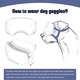 thumbnail image 3 of Gafas para perros, gafas de sol para perros con protección UV medianas y grandes, lentes transparentes magnéticas, gafas para mascotas Adepaton Lentes de Sol Unisex, 3 of 5