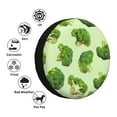 thumbnail image 4 of Yiaed Broccoli 3 Print Tire Wheel Cover, Waterproof Spare Tire Cover Fit for Jeep, Truck,Trailer, RV, SUV, Camper and Most Vehicle-15 inch, 4 of 6