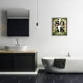 thumbnail image 2 of Soak Bathroom Floral Sign Botanical & Floral Graphic Art Luster Gray Framed Art Print Wall Art, 2 of 6