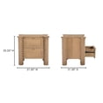 thumbnail image 5 of Moe's Home Collection Treccia Nightstand Wood Natural, 5 of 8