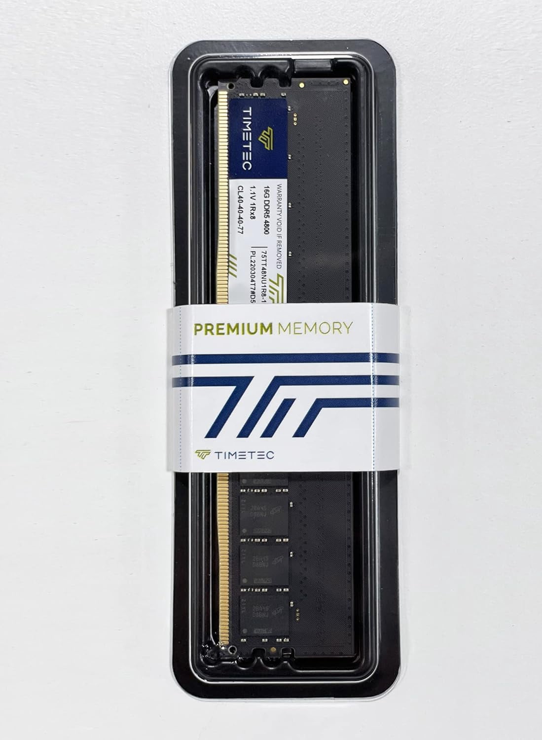 Timetec 32GB Kit (2x16GB) DDR5 4800MHz PC5-38400 Desktop RAM Memory, 288-Pin UDIMM, Unbuffered Non-ECC, 1.1V