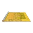 thumbnail image 2 of Ahgly Company Machine Washable Indoor Rectangle Abstract Yellow Modern Area Rugs, 7' x 10', 2 of 4