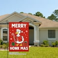 thumbnail image 2 of JOOCAR Merry Honk Mas Duck Christmas Garden Flag for Winter Christmas Home Outdoor Garden Yard Door Decor 12x18 inch, 2 of 5