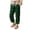 Dark Green, variant on YUEHUA Boys Christmas Plaid Jogger Sweatpants Ice String Light Print Elastic Waist Pockets Soft Blend Winter Pants for Holiday Daily Wear and Cold Weather Comfort