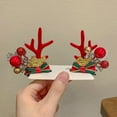 thumbnail image 5 of DagobertNiko Christmas Reindeer Antlers Headband Hairpins Hairbands Girls Beauty Headdresses Pine Cone Hair Accessories Cute Reindeer Christmas Hair Clips, 5 of 5
