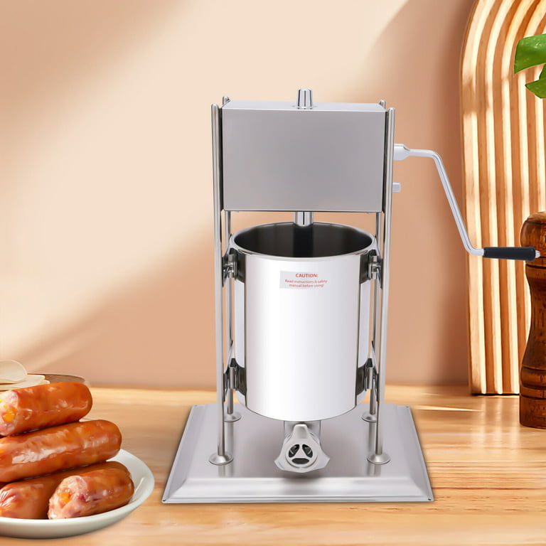ALDKitchen Sausage Stuffer | Manual Control | 10L | Vertical Sausage Machine
