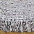 thumbnail image 3 of SAFAVIEH Renewal Donelle Solid Area Rug, Ivory/Grey, 5' x 5' Round, 3 of 7