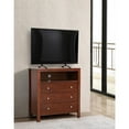 thumbnail image 2 of Passion Furniture Burlington Cherry 3 Drawer Chest of Drawers (34 in L. X 17 in W. X 36 in H.), 2 of 7