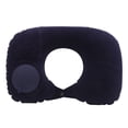 thumbnail image 2 of Almohada en forma de U, cojín inflable suave para reposacabezas, protección cervical para coche, oficina, avión (azul marino) Jadeshay A, 2 of 8