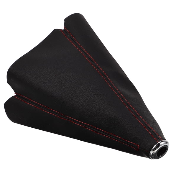Shift Boot PU Leather Manual Gear Shift Cover Replacement Shifter Boot Retainer