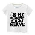 thumbnail image 3 of Kids Cotton T-Shirts Mother's Day Gift, Boys Girls Novelty Shirts Crewneck Short Sleeve Tees for 6-18 Years Teens White 7-8 Years, 3 of 3