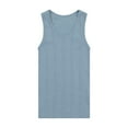 thumbnail image 4 of Buyless Fashion Boys Scoop Neck Tagless Undershirts Soft Cotton Tank Top  (6 Pack)  6-7, 4 of 7