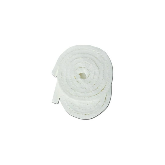 1/2" x 1/2" Nomex U-Channel Gasket, 12' High Temp BBQ Smoker Pit Seal, self Stick Adhesive