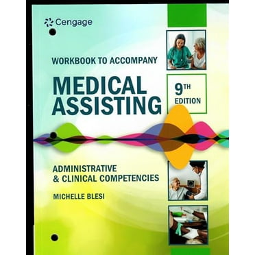 Pre-Owned Student Workbook for Blesis Medical Assisting: Administrative & Clinical Competencies, 9780357502822, 0357502825, Paperback, 9 edition