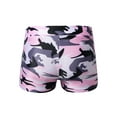 thumbnail image 2 of Aislor Kids Girls V-front Waistband Shorts Breathable Stretchy Bike Shorts Sports Ballet Dance Bottoms Size 2-16 Pink 8-10, 2 of 7