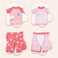 thumbnail image 4 of PENGXIANG T-shirts à Manches Courtes pour Tout-Petits + Short Imprimé Animal + Chapeau, 4 of 6