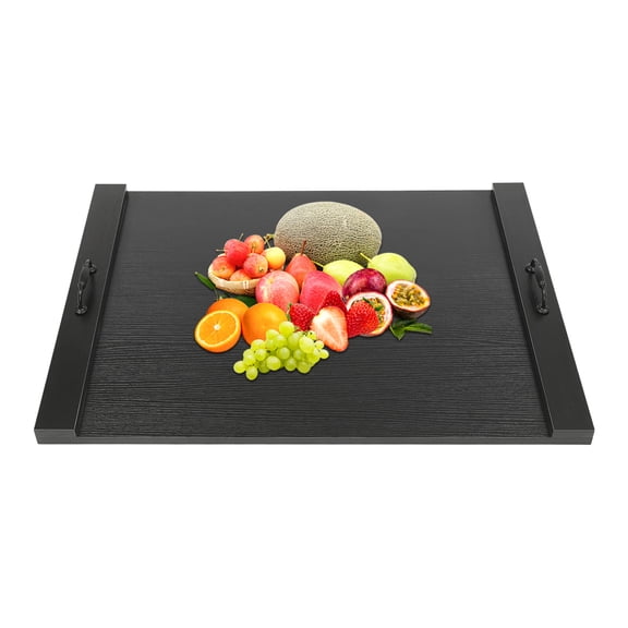 Noodle Board Stove Cover with Handles, Wooden Stove Top Covers for Electric Stove and Gas Burners, Handmade Cookware Accessory Decorative Tray for Home Kitchen, 30 x 22 x 2.5 inches