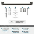 thumbnail image 5 of Amerock Revitalize Oil-Rubbed Bronze 18 inch (457mm) Towel Bar, 5 of 8