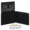 thumbnail image 5 of Leatherboss Minimalist Wallet Card Case with Coin Pocket - High Quality Leather, Black, 5 of 7