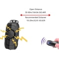 thumbnail image 4 of Alarma de motocicleta inalámbrica de 120 dB con control remoto, alarma de sensor de movimiento de seguridad antirrobo con sensibilidad ajustable de 5 grados, alarma de carga USB impermeable, negro, 4 of 5