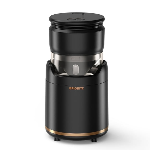 BRIOBITE Soft Serve Ice Cream Maker 0.5 Qt Rechargeable Mini Machine for Sorbet, Gelato, Frozen Yogurt Maker Black