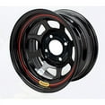thumbnail image 2 of Bassett D58DT45 15X8 DOT D-Hole 4x4.5 4.5 In Bckspc Black Wheel, 2 of 3