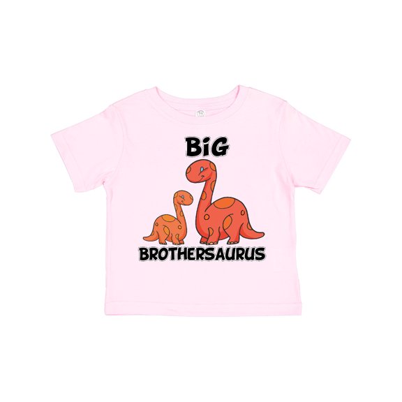 Inktastic Big Brothersaurus with Cute Sibling Dinosaurs Boys Toddler T-Shirt