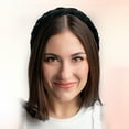 thumbnail image 4 of Solid Wide Headbands Non-slip Fashion Black Hair Hoop 1.18inch Wide for Girl Women, 4 of 7