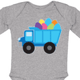 thumbnail image 4 of Inktastic Easter Egg Truck Boys Boys Long Sleeve Baby Bodysuit, 4 of 5