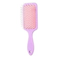 thumbnail image 1 of Paddle Hair Brush with Soft Bristles Scalp Massage Cushion for Thick Curly Wet and Dry Hair Purple, 1 of 4