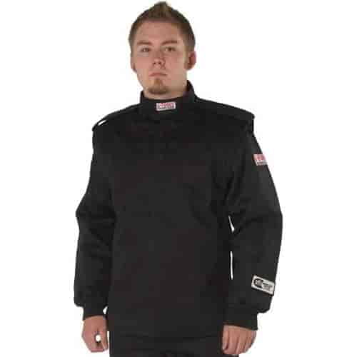 G-FORCE Black Large GF525 Driving Jacket P/N 4526LBK