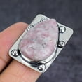 thumbnail image 2 of Natural Lepidolite Gemstone 925 Sterling Silver Jewelry Ring Size 6, 2 of 2