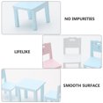 thumbnail image 4 of Ensemble de 3 Pcs 1:12 Mini Meubles de Maison Modèle Chaise de Bureau pour Enfants Mini Meubles Bleu, 4 of 6