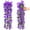 Purple Blue, variant on Luxtrada Artificial Fake Hanging Flowers Vine Plant Home Garden Decor Indoor Outdoor (White)