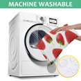 thumbnail image 6 of Red Strawberry Plants Fruit White Pattern Square Tablecloth,Waterproof Square Table Cover,Wipeable Spillproof Washable Table Cover for Home Kitchen Party Decor 60"x60"(152x152cm), 6 of 6
