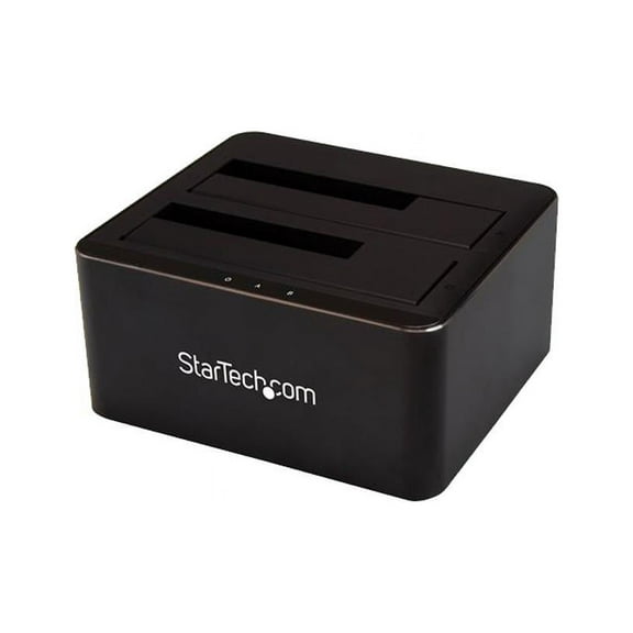 StarTech.com Dual Bay SATA HDD Docking Station for 2 x 2.5/3.5" SATA SSDs/HDDs - USB 3.0 - SATA Hard Drive Docking Station